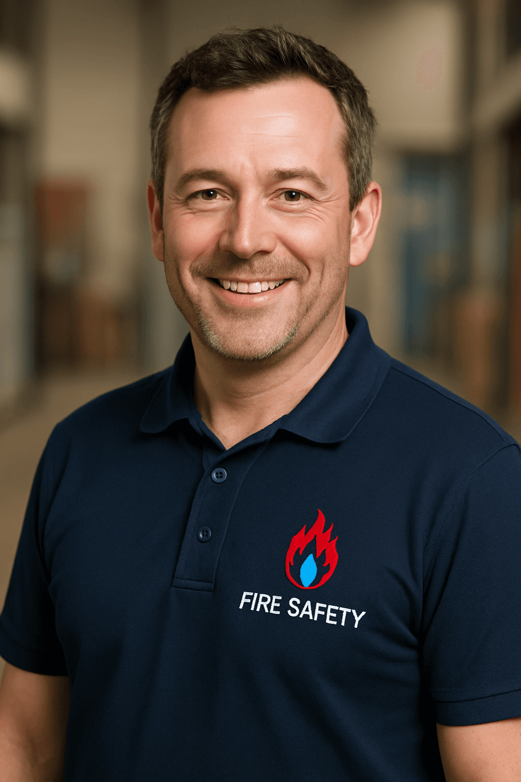 Shaun Newton, fire safety specialist